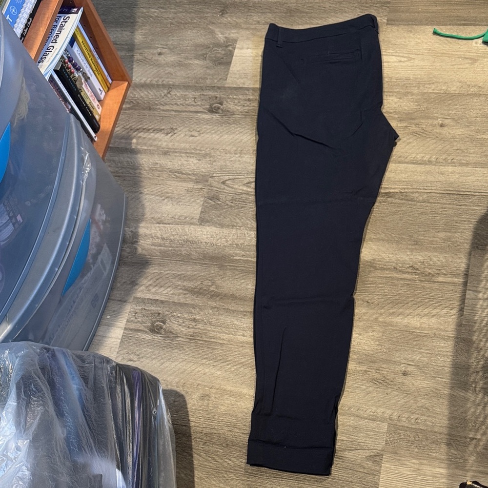 Navy Slim Fit Trousers